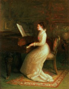 ピアノの女性 作： Joseph Farquharson